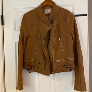 Free People Heartbreaker Leather Moto Jacket